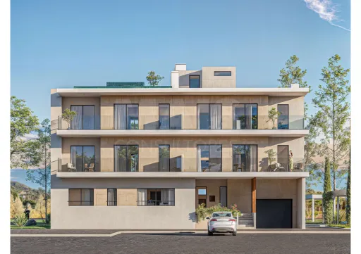 Apartamento T3 novo com estacionamento e piscina na cobertura