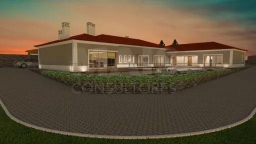Plot with Approved Project for 3 Bedroom House with Pool - Grainho, Santarém