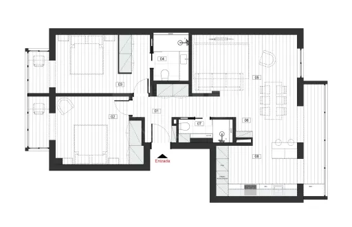 3-bedroom apartment in Alvalade, near Padre António Vieira Secondary School