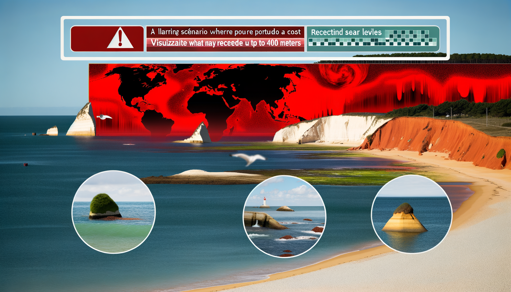 Alerta Vermelho: Costa Portuguesa Poderá Recuar Até 400 Metros! Descubra O Que Poderá Acontecer Até 2100!