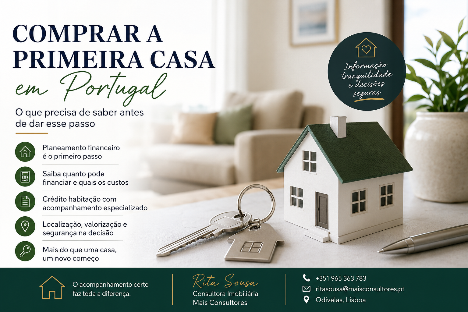Comprar a primeira casa em Portugal , o que precisa de saber antes de dar esse passo