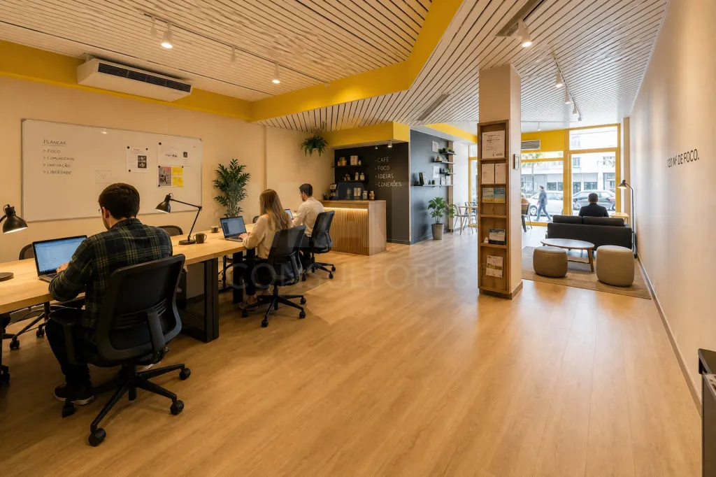 Um espaço. Diferentes caminhos. | 123 M² NO CENTRO DA BENEDITA