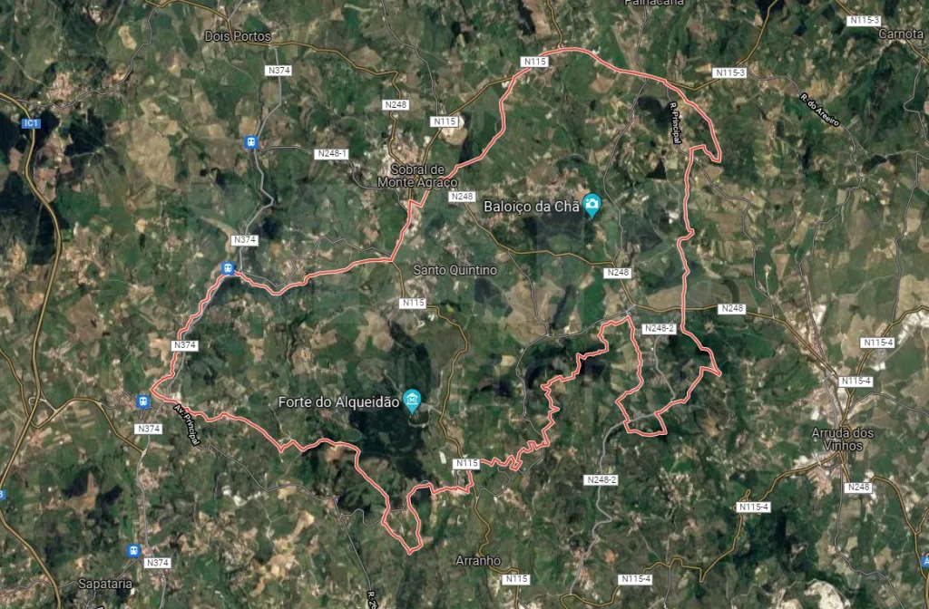 Terreno 18.600m2 no Sobral de Monte Agraço