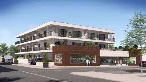 Fração M | apartamento T2 com Varanda e Garagem em Ferrel