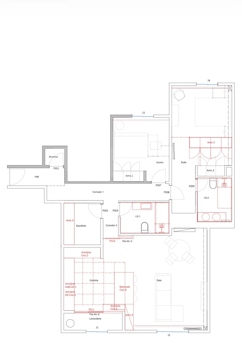Apartamento T2+1 com garagem