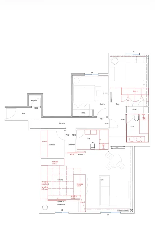 Apartamento T2+1 com garagem