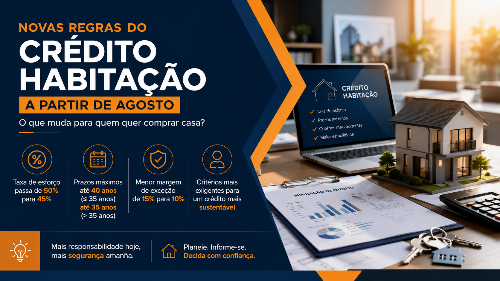 Novas Regras do Crédito Habitação a partir de Agosto: O que muda para quem quer comprar casa?