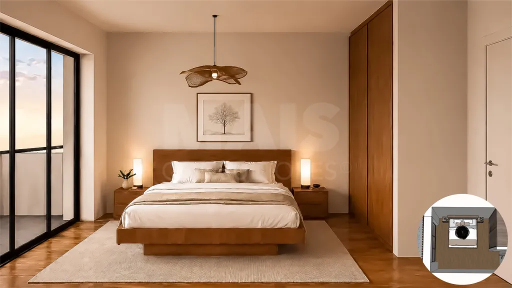 Apartamento T2 com Varanda & Parqueamento Privado, a 1 km da Praia da Consolação | Atouguia da Baleia – Peniche