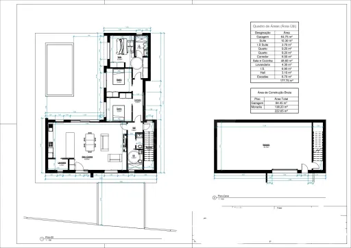 Moradia T3 com Projeto Aprovado e Piscina – Nadadouro