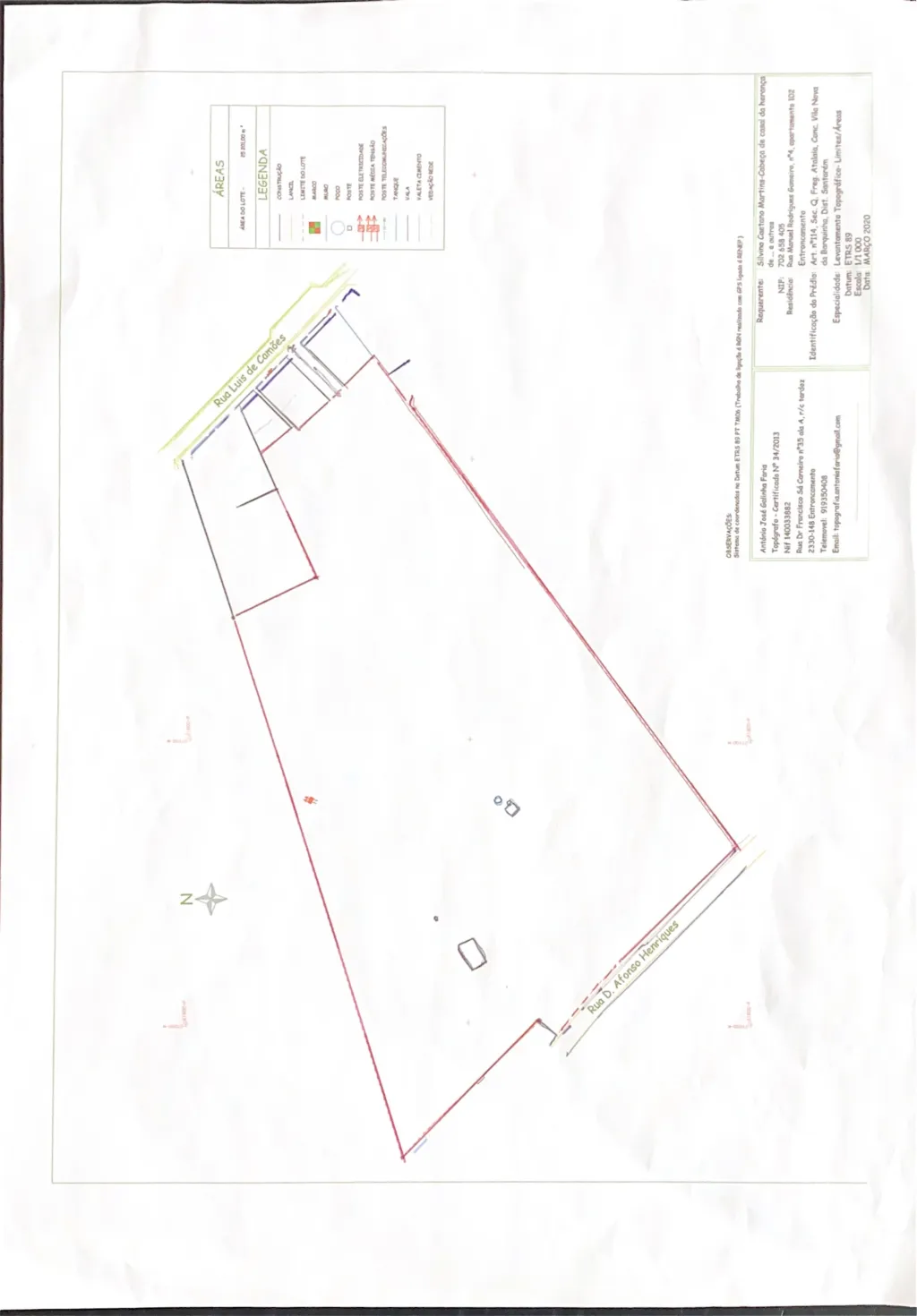Terreno urbano e rústico urbanizável, à entrada da Atalaia, no concelho de Vila Nova da Barquinha.