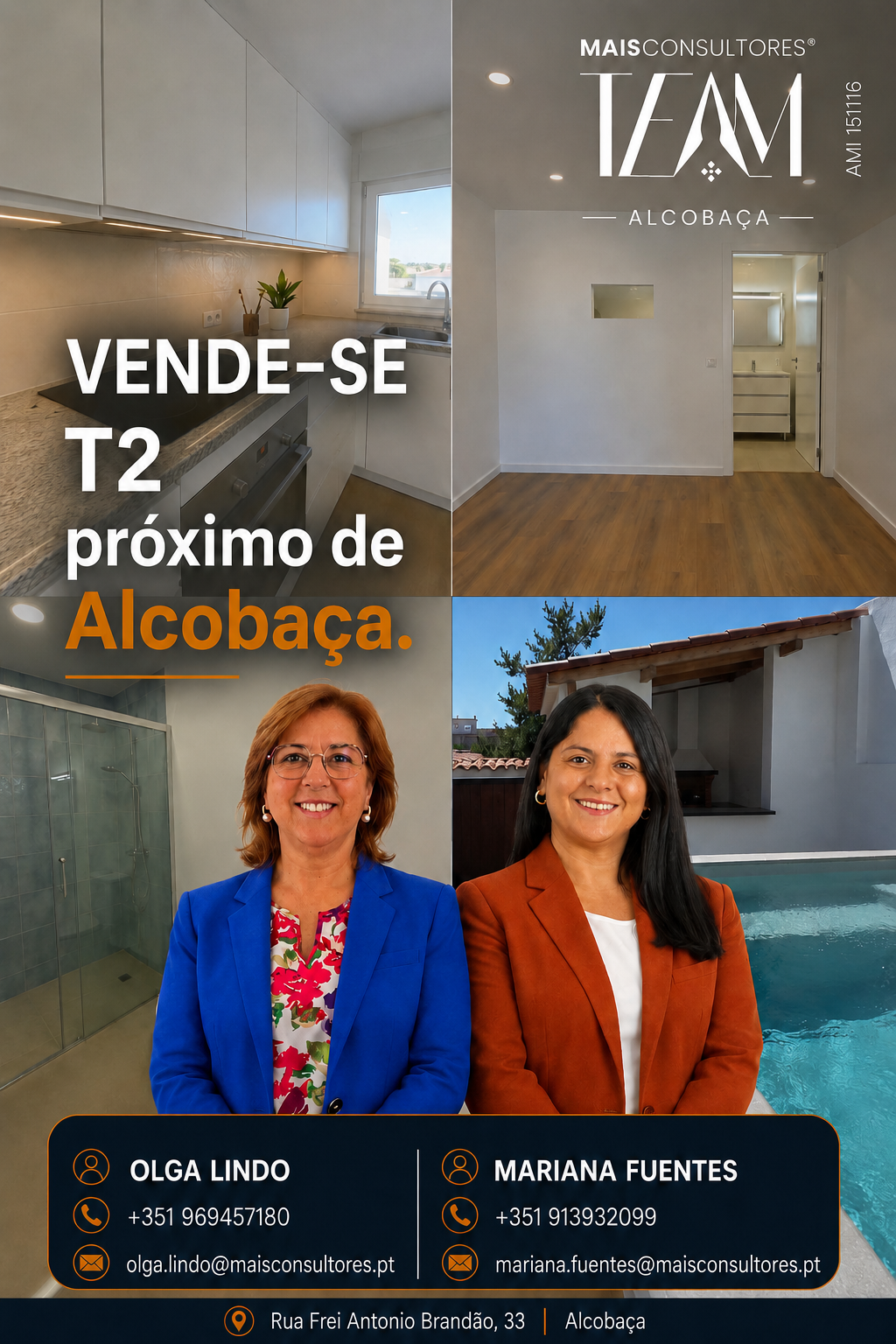 Moradia T2 totalmente renovada