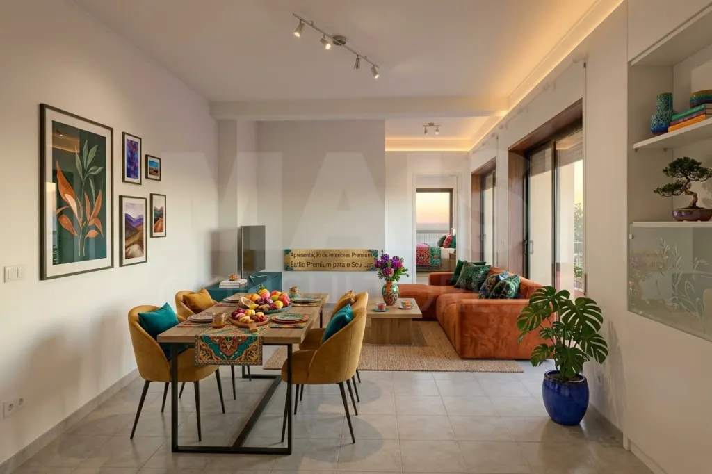 Apartamento com terraço e vista desafogada | Bairro do Pôr do Sol | Benedita
