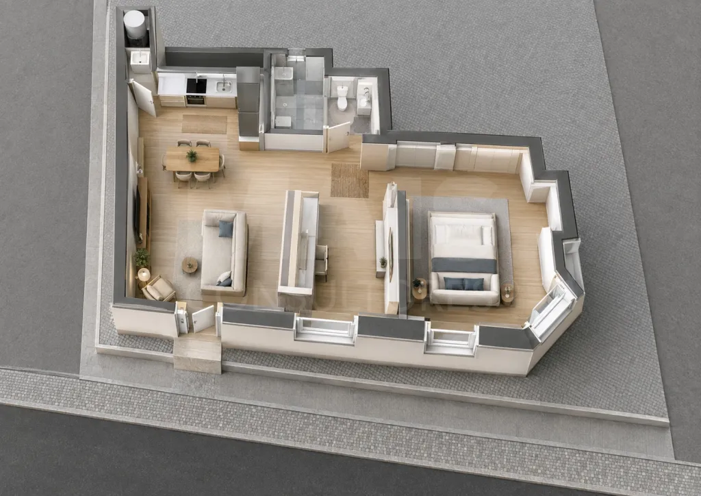 Apartamento T1 no centro de Peniche