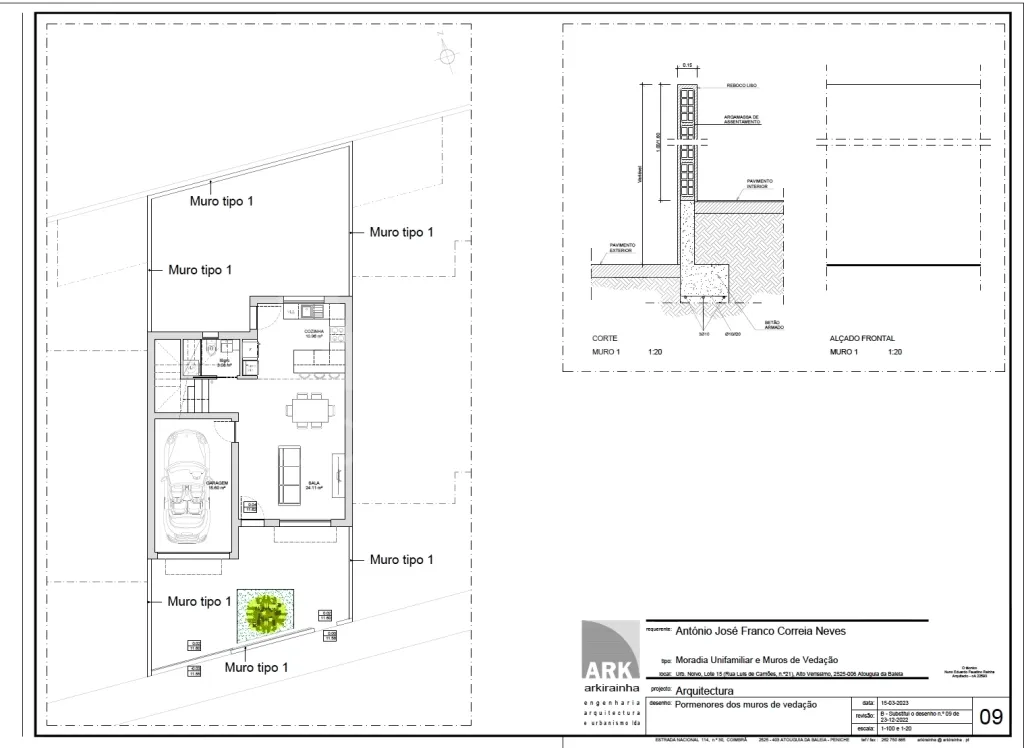 Moradia T3 com Garagem, Sótão e Terraço