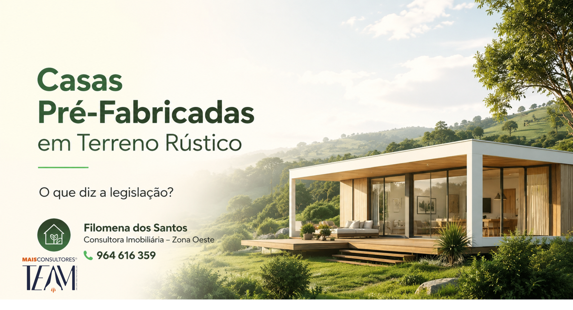 Casas Pré-Fabricadas em Terreno Rústico em Torres Vedras