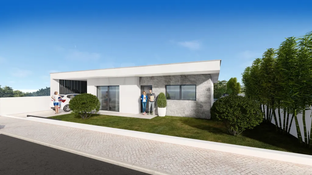 Lote Terreno com projeto aprovado para moradia T3 com Piscina