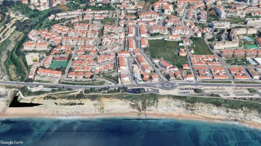 Moradia na praia de São Sebastião na Ericeira vista mar