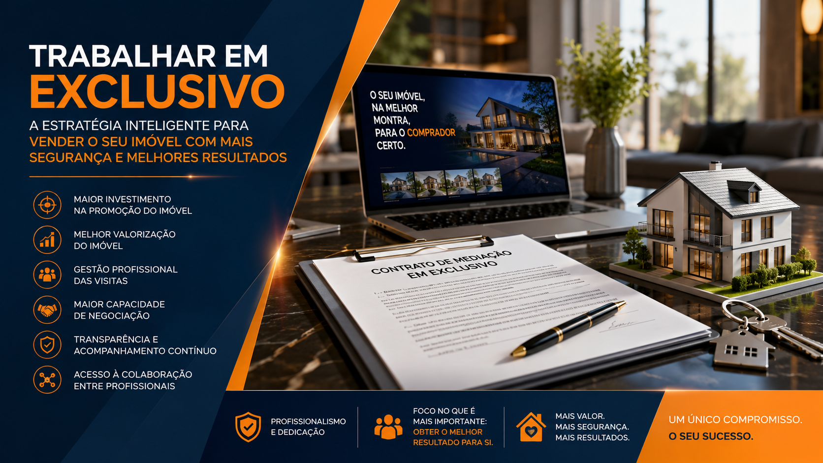 Trabalhar em Exclusivo: A Estratégia Inteligente para Vender o Seu Imóvel com Mais Segurança e Melhores Resultados