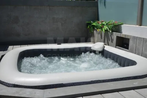 2-Bedroom + 1 Apartment in a Townhouse with a Terrace, Ocean View, Jacuzzi, and Parking!
