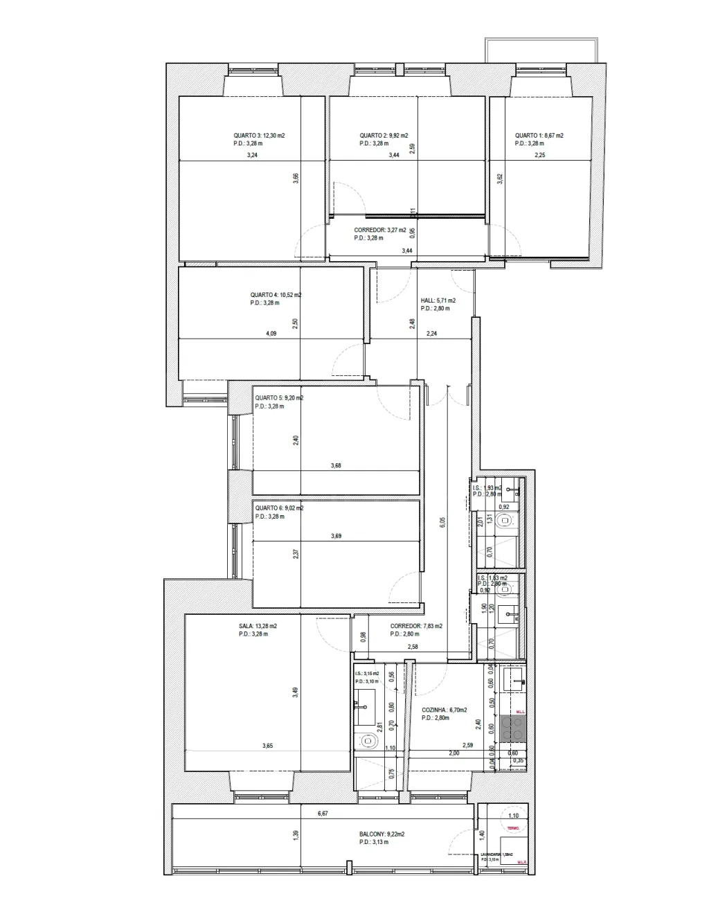 T6 com 130m2 Vista Rio à Rua da Junqueira - Belém