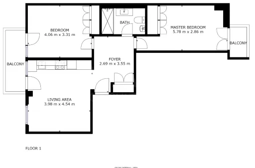 Apartamento T2 em Benfica