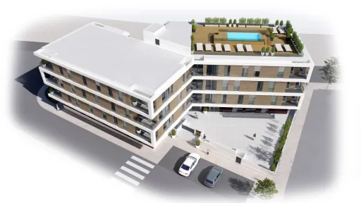 Apartamento T3 novo em prédio com piscina na Consolação