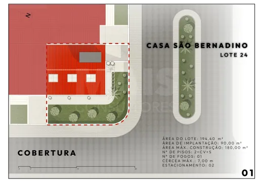 Lote para Construção de Moradia em São Bernardino – Localização Privilegiada