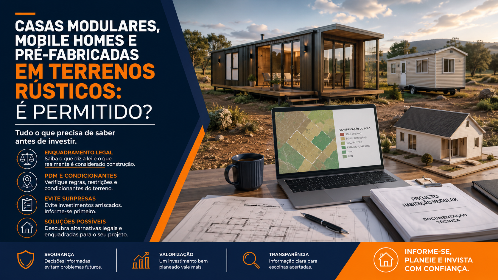 Casas Modulares, Mobile Homes e Pré-Fabricadas em Terrenos Rústicos: É Permitido?