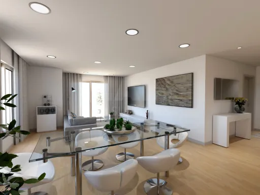 Apartamento T3+ 1 com garagem Box, terraço e varanda.