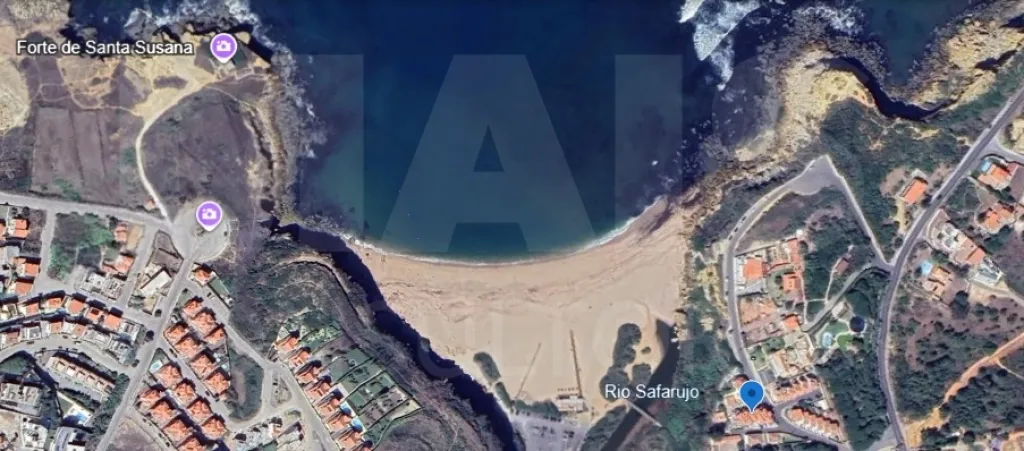 Apartamento T1 no 1° andar a 80 metros da Praia de São Lourenço, com vista mar da varanda da Sala e com garagem  ERICEIRA – RESERVA MUNDIAL DE SURF