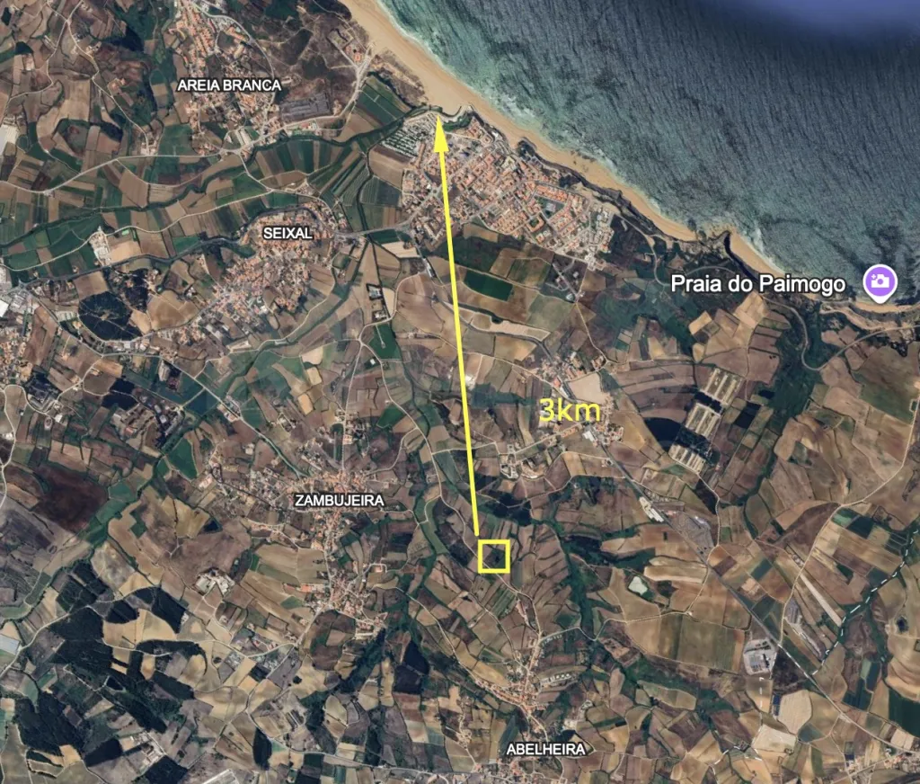 Terreno rústico com 5.840 m² a 3 km da Praia da Areia Branca