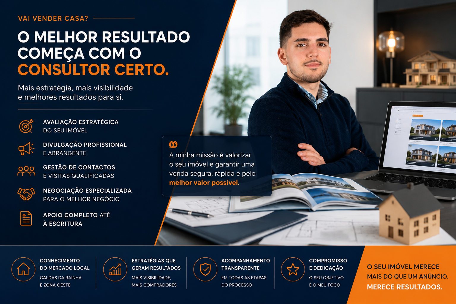Vai vender casa? Descubra porque pode fazer toda a diferença ter o consultor certo ao seu lado