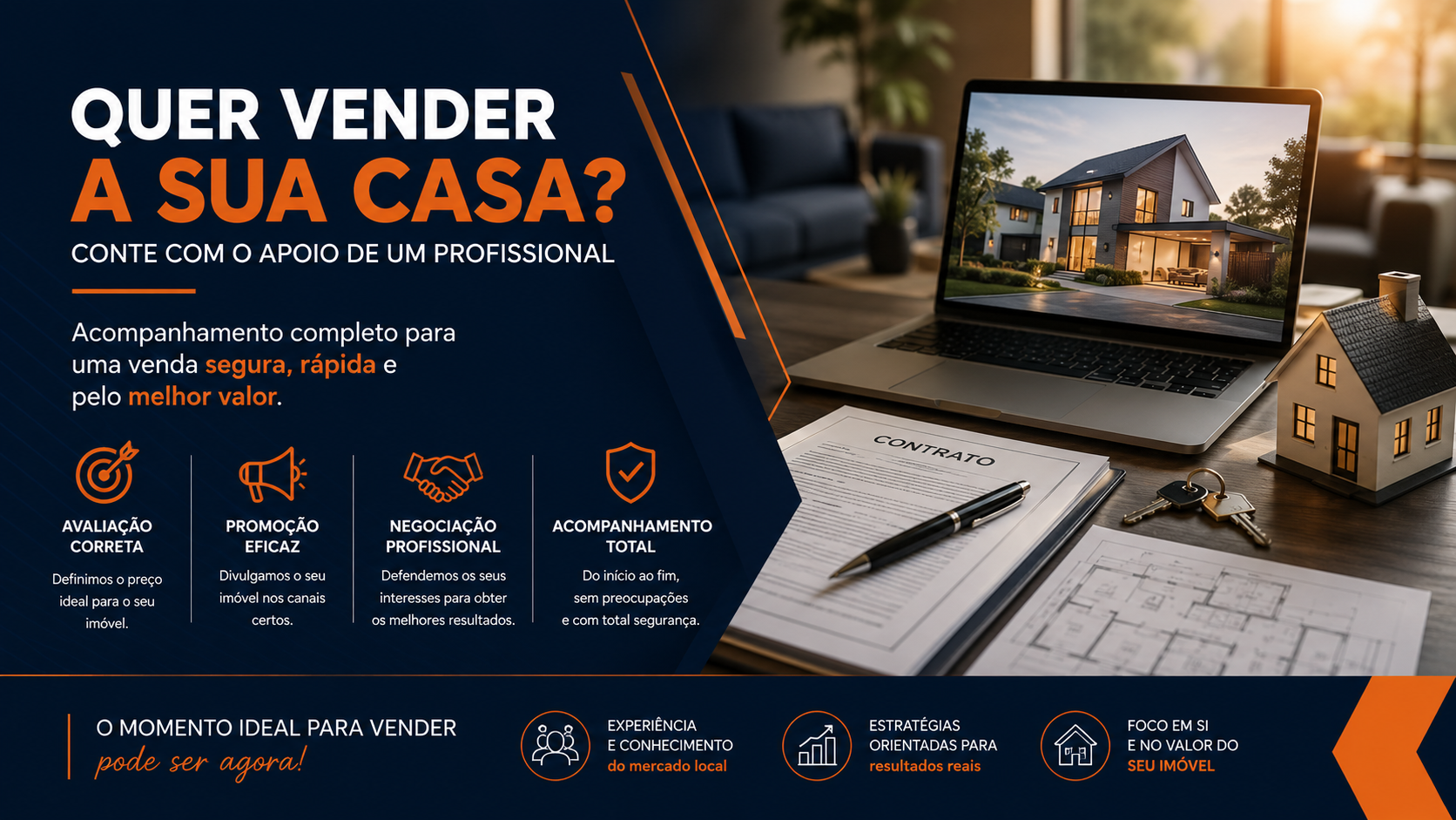 Quer Vender a Sua Casa? Conte com o Apoio de um Profissional