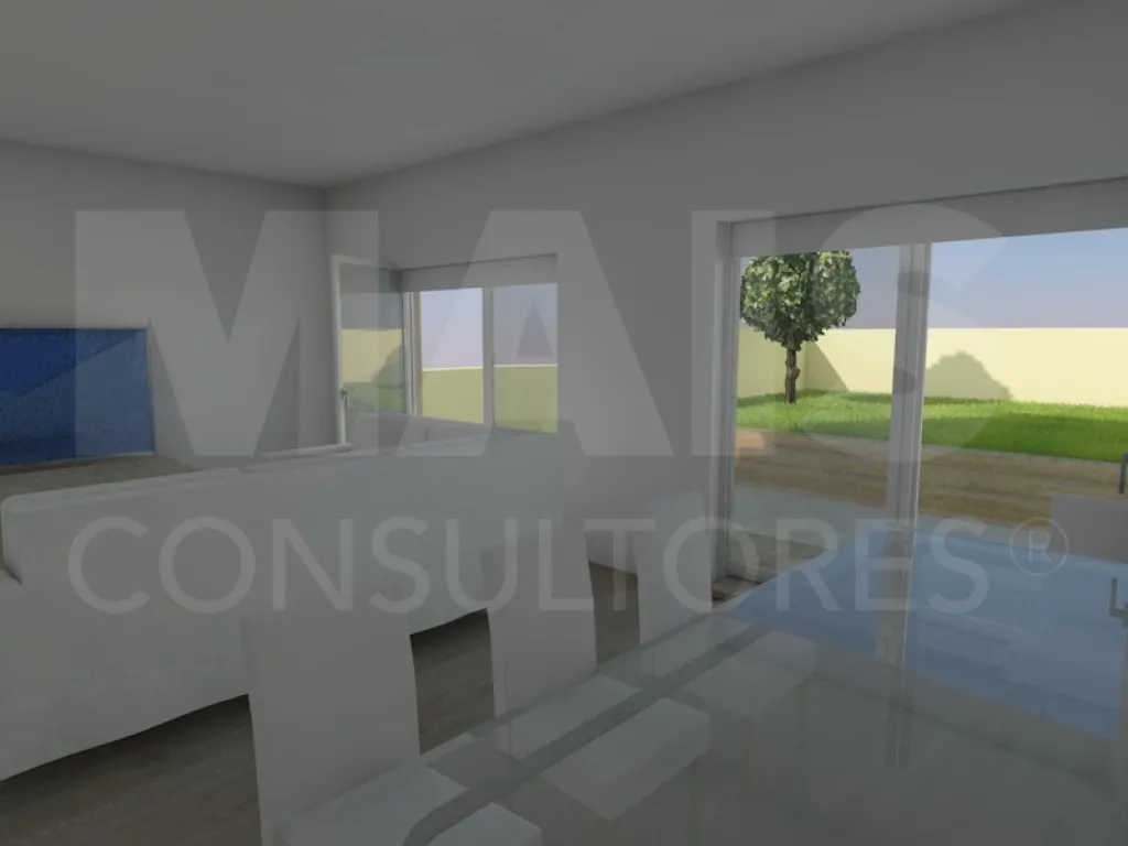 New 3 Bedroom Semi-Detached House with Garage, Garden and Balconies - Caldas da Rainha