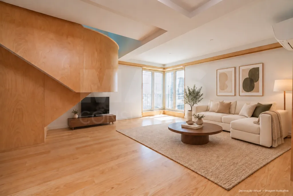 Apartamento T1 duplex com terraço junto às Amoreiras