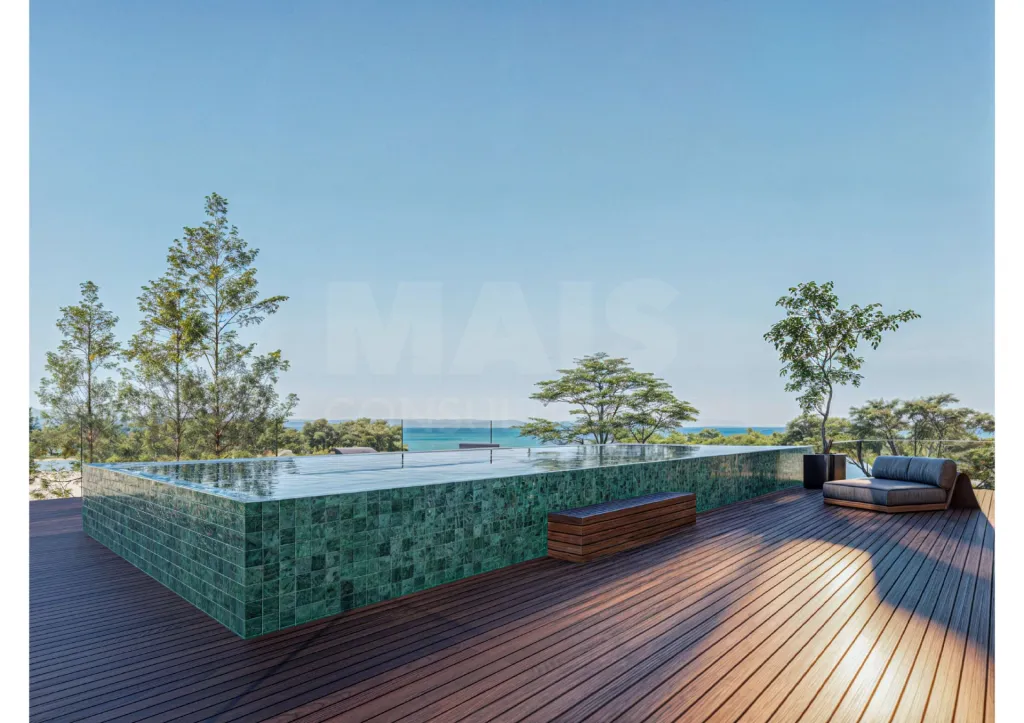 Apartamento T3 novo de topo com piscina comum cobertura