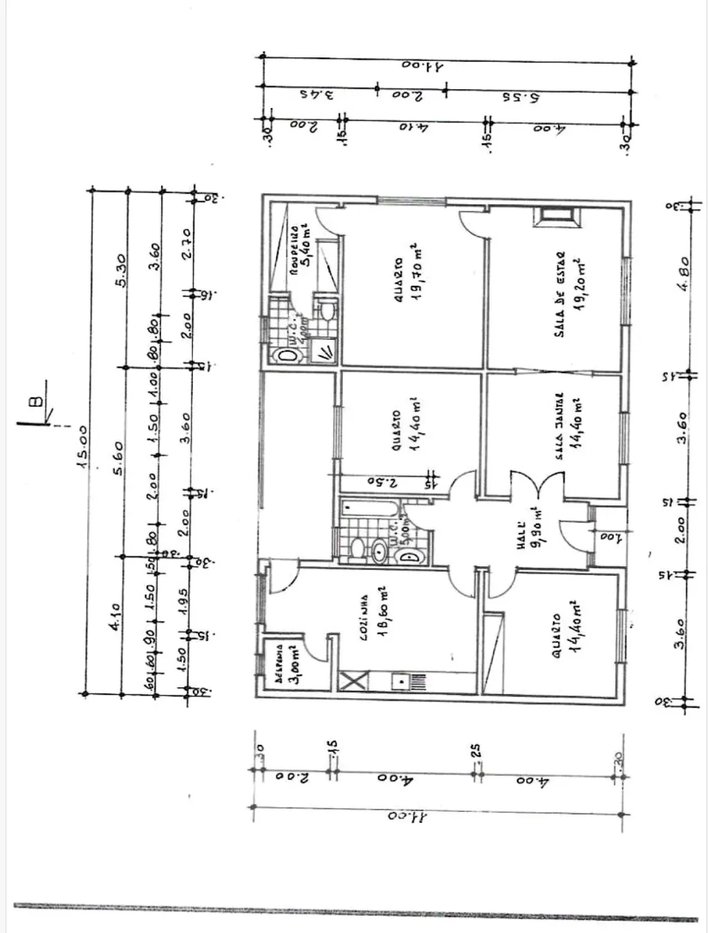Moradia Térrea V3 com terreno urbano de 3780m2 no Alentejo