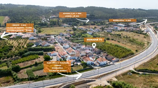 Moradia T1 Renovada - São Mamede, Bombarral