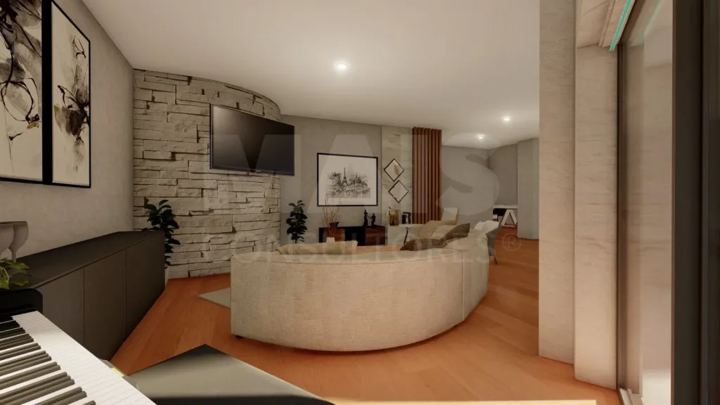 T3+1 Algés, duplex vista mar, condomínio fechado e piscina