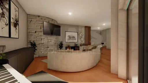 T3+1 Algés, duplex vista mar, condomínio fechado e piscina