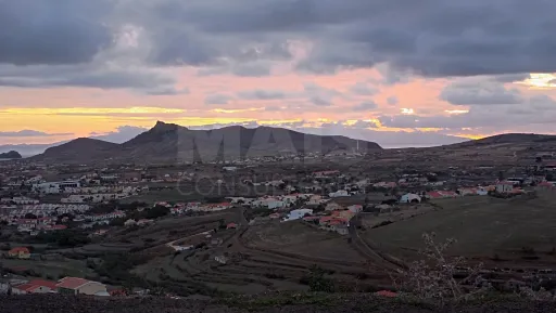 Urban land on the island of Porto Santo