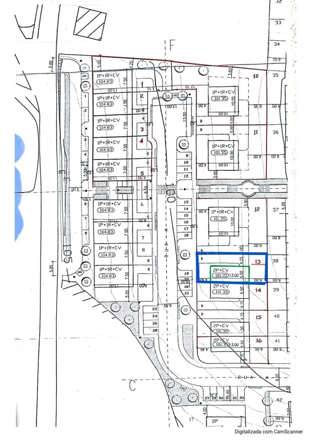 Lote Terreno Urbano, Construção Moradia Geminada