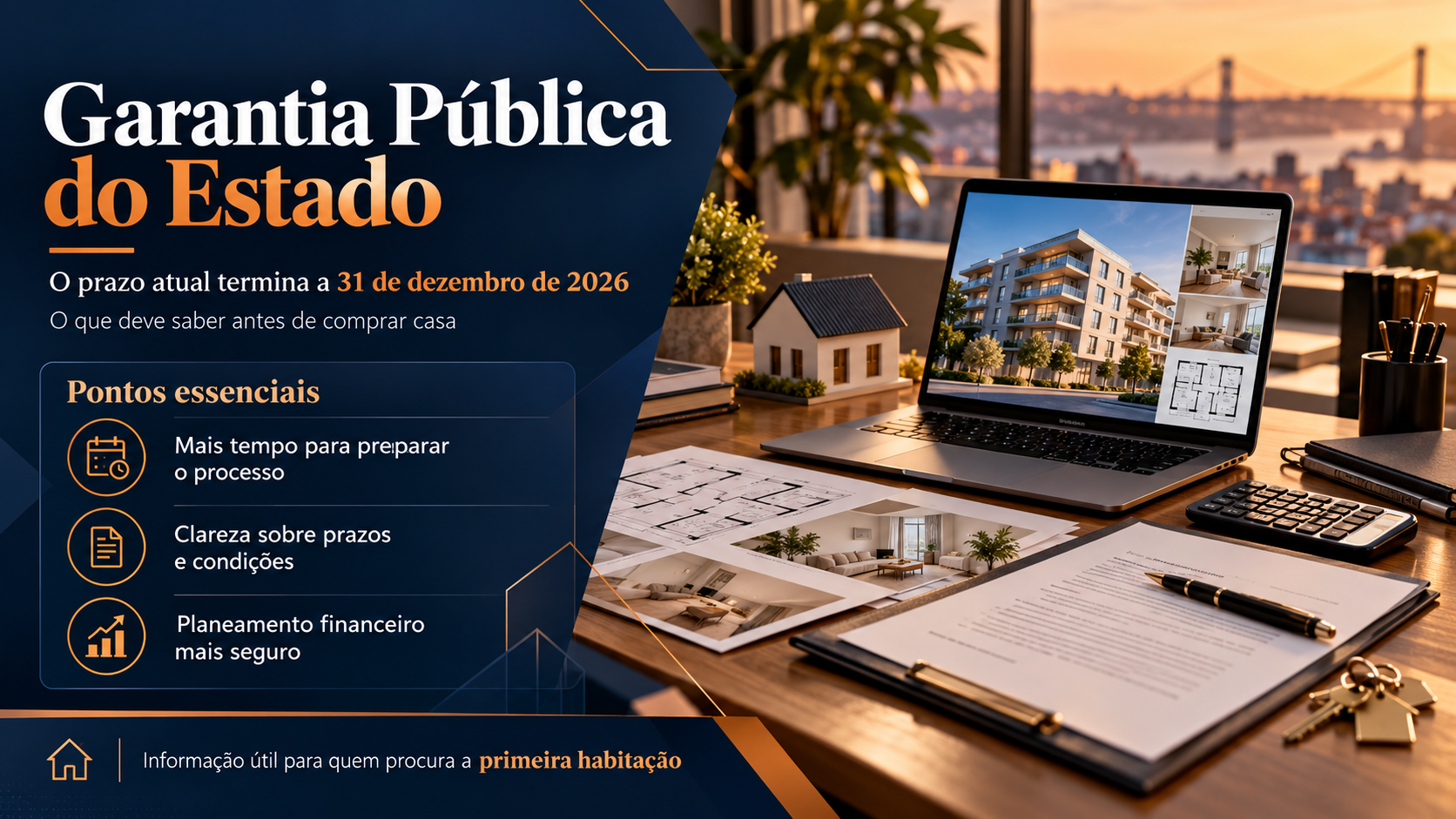 Garantia Pública do Estado termina em 2026: o que deve saber antes de comprar casal