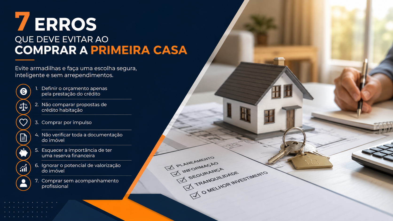 7 Erros que Deve Evitar ao Comprar a Primeira Casa