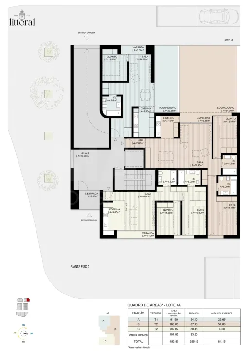 Lote com projeto para edifício de 9 apartamentos
