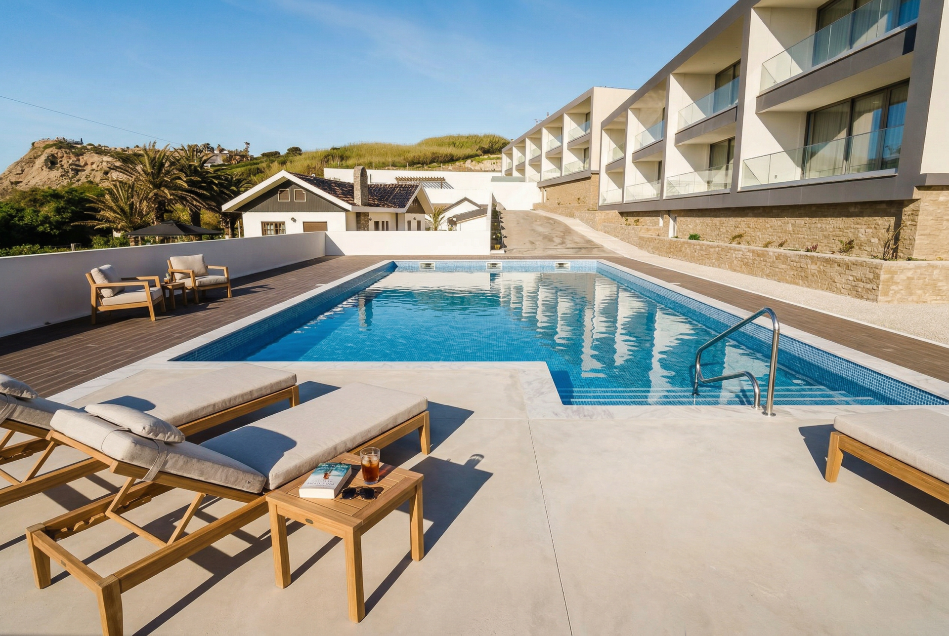 Villas Mar – Moradia V3  com piscina e vista mar  a 150 metros da Praia -
