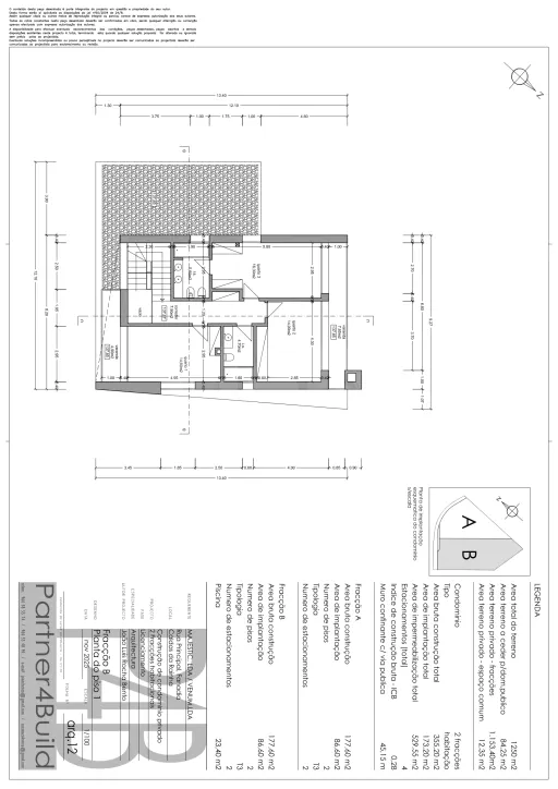 Terreno c/ 1.250m2 com projeto para 2 moradias