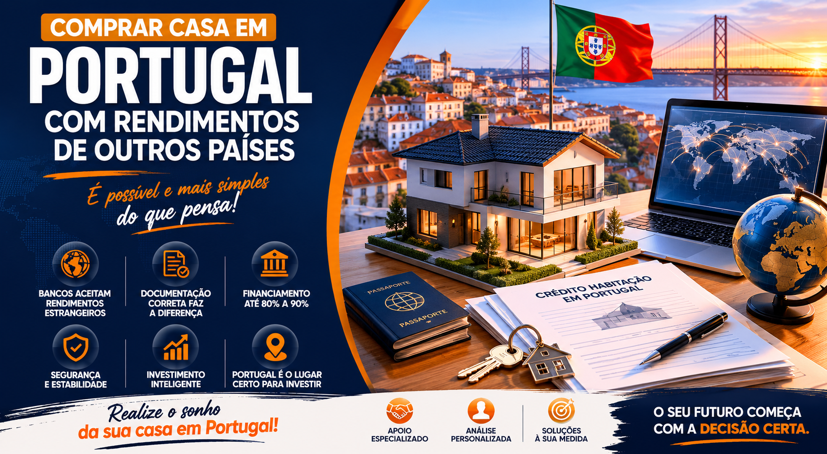 Comprar Casa em Portugal com Rendimentos do Estrangeiro: O Que Precisa de Saber em 2026