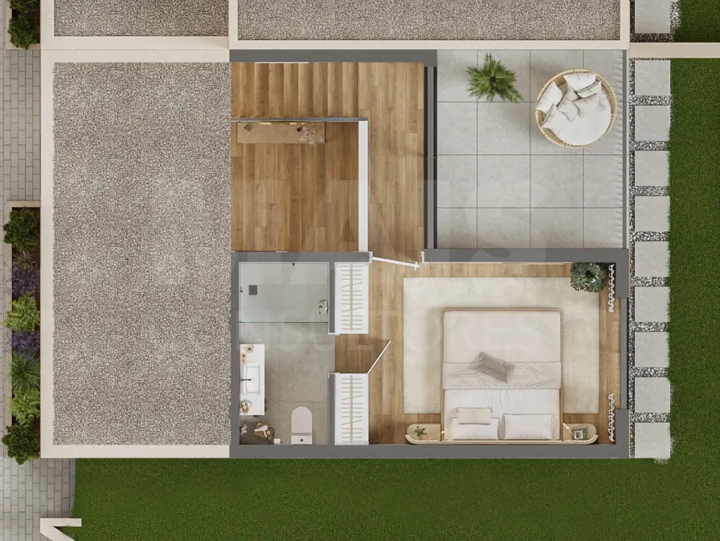 New 2 bedroom house in Mafra with 1 parking space