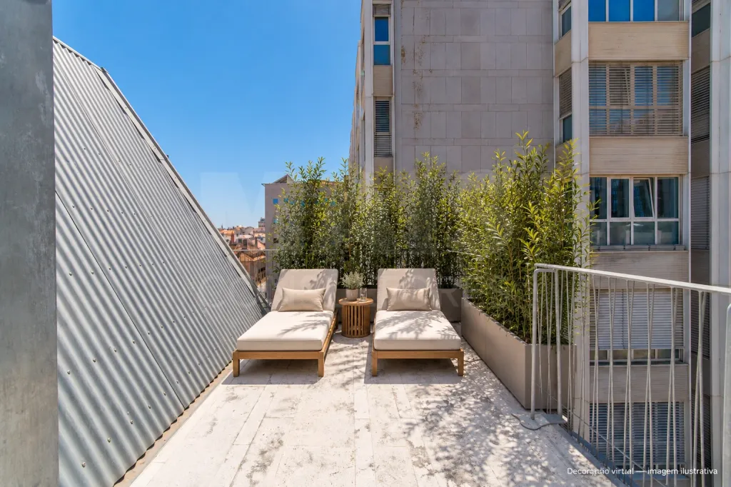 Apartamento T1 duplex com terraço junto às Amoreiras